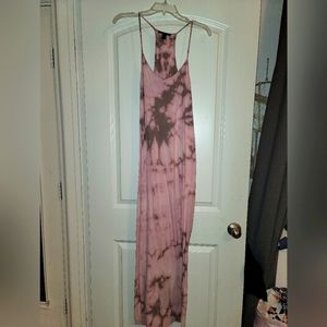 Woman's Bleach Tye Dyed Dress
